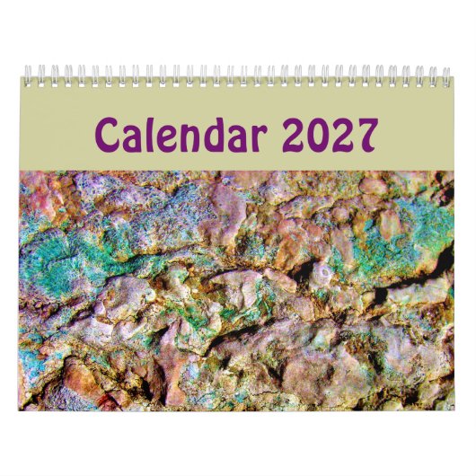 Unieke Abstracte Kunstkalender 2023 Achtergrond Kalender (Hoes)