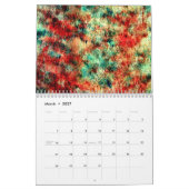 Unieke Abstracte Kunstkalender 2023 Achtergrond Kalender (Mar 2027)