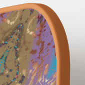 Unieke Abstracte monogrammen Pickleball Paddle (Links Detail)