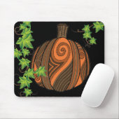 Unieke Abstracte pompoen Halloween Mousepad Muismat (Met muis)