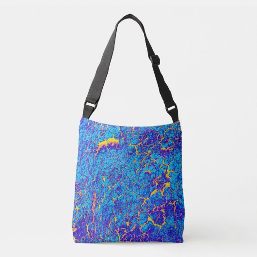 Unieke Abstracte textuur Crossbody Tas (Voorkant)