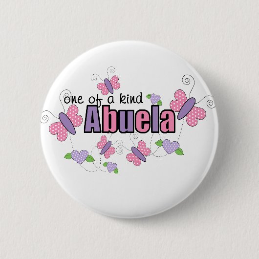 Unieke Abuela Ronde Button 5,7 Cm (Voorkant)