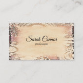 Unieke achtergrond visitekaartje (Voorkant)