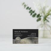 Unieke advocaat business cards visitekaartje (Staand voorkant)