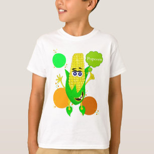 Unieke afbeelding van het Corn-monster voor kinder T-shirt