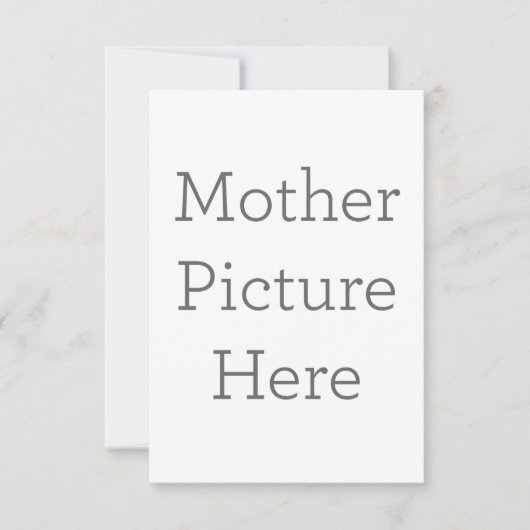 8.9 x 12.7 cm Enkele bedankkaart (Voorkant)