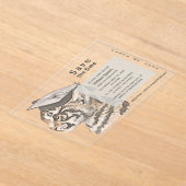 Unieke afstudeerfeest Save the Date Uitnodiging (Laagn)