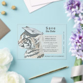 Unieke afstudeerfeest Save the Date Uitnodiging (Insitu (Huwelijk))