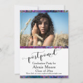 Unieke afstudeerfeest uitgesteld fotokaart kaart (Voorkant)
