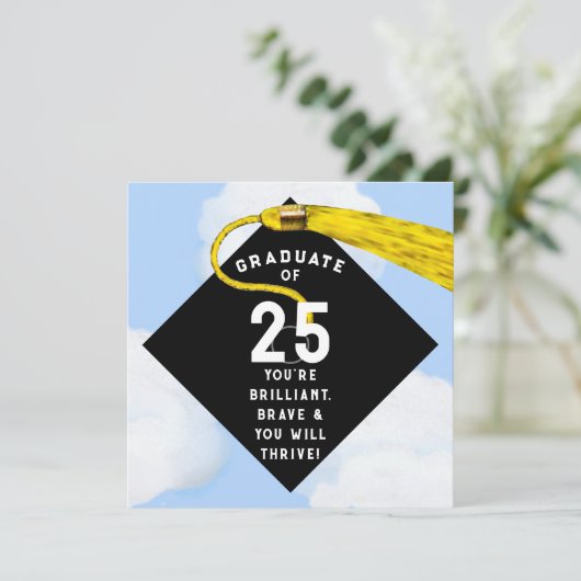 Unieke Afstuderen 2025 Kaart (Staand voorkant)