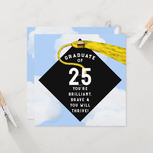 Unieke Afstuderen 2025 Kaart (Voorkant / Achterkant in situ)