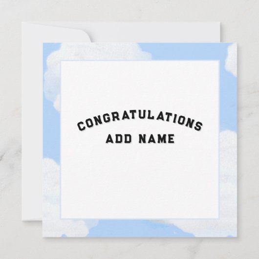 Unieke Afstuderen 2025 Kaart (Achterkant)