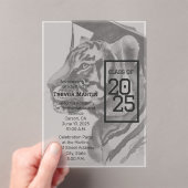 Unieke Afstuderen Aankondiging Acryluitnodiging (Insitu (Draagbaar))