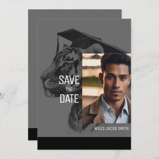 Unieke Afstuderen Aankondiging Uitnodiging Kaart (Voorkant / Achterkant)