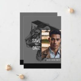 Unieke Afstuderen Aankondiging Uitnodiging Kaart