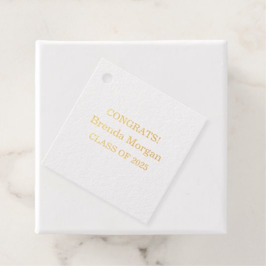 Unieke Afstuderen Congrats Bedankjes Labels (Met doos)