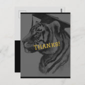 Unieke Afstuderen gepersonaliseerd Dank u Briefkaa Briefkaart (Voorkant / Achterkant)