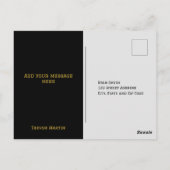 Unieke Afstuderen gepersonaliseerd Dank u Briefkaa Briefkaart (Achterkant)