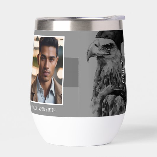 Unieke Afstuderen Twee Foto Drinkware (Links)