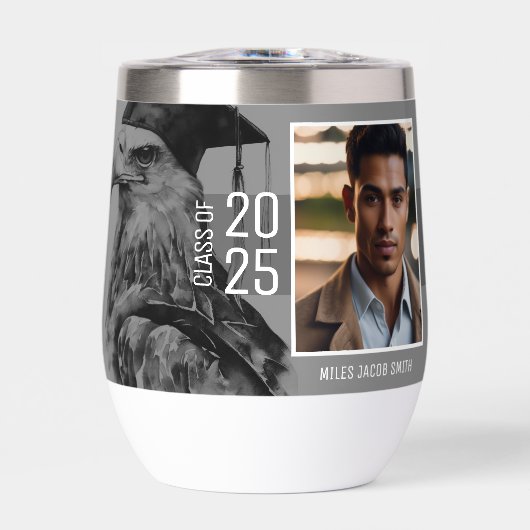 Unieke Afstuderen Twee Foto Drinkware (Voorkant)