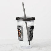 Unieke Afstuderen Twee Foto Drinkware Acryl Drinkbeker (Links)
