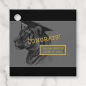 Unieke Afstuderen voorkeurstag Bedankjes Labels (Voorkant)