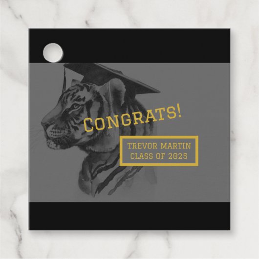 Unieke Afstuderen voorkeurstag Bedankjes Labels (Voorkant)