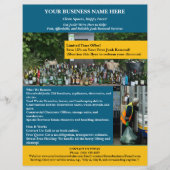 Unieke afvalverwijdering flyer (Voorkant)