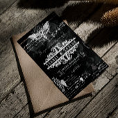 Unieke Alchemy Gothic bruiloft uitnodiging