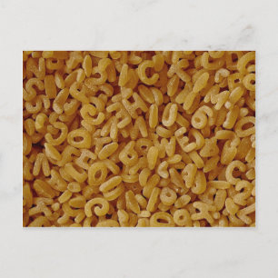 Unieke alfabet achtergrond briefkaart