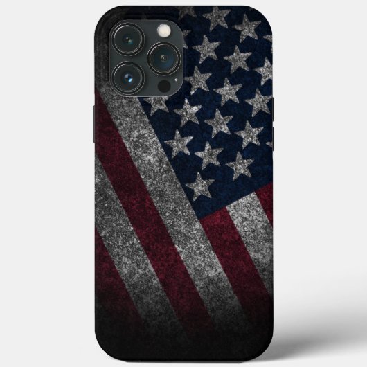 Unieke Amerikaanse vlag iPhone 13 Pro Max Hoesjes (Achterkant)