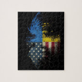 Unieke Amerikaanse vlag Jigzaag Legpuzzel (Verticaal)