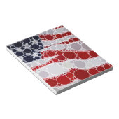 Unieke Amerikaanse vlag Notitieblok (Schuin)