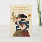 Unieke Anatomie van Vriendschap Galentine's Day Ka Feestdagen Kaart (Voorkant)