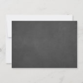 Unieke Antlers Floral Wedding REHEARSAL DINNER Kaart (Achterkant)