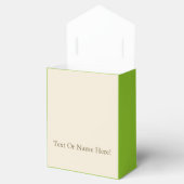 Unieke Apple Green & White Striped  Bedankdoosjes (Geopend)