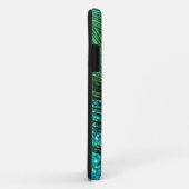 Unieke Aqua Peacock Case-Mate iPhone Case (Achterkant/rechts)