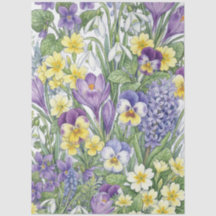 Unieke Aquarel Bloem Meubel Decoupage
