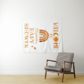 Unieke aquarel boho welkomstbord wandkleed (In Situ (horizontaal))