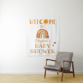 Unieke aquarel boho welkomstbord wandkleed (In situ)