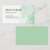 Unieke aquarel Modern  Visitekaartje (Voorkant / Achterkant)
