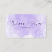 Unieke aquarel Modern  Visitekaartje (Voorkant)