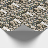 Unieke Aquarel Witte Rozen Bruiloft  Cadeaupapier (Hoek)