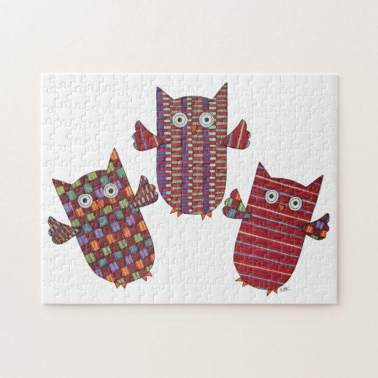 Unieke Art Puzzle - 3 Red Ownership Legpuzzel (Horizontaal)