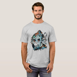 Unieke Art Soft Cotton T-shirt voor mannen en vrou