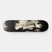 Unieke artistieke gotische Raven Schaats Deck Persoonlijk Skateboard (Horizontaal)