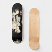 Unieke artistieke gotische Raven Schaats Deck Persoonlijk Skateboard (Voorkant)