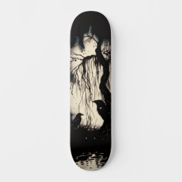 Unieke artistieke gotische Raven Schaats Deck Persoonlijk Skateboard