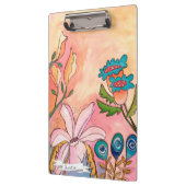 Unieke artistieke kunst schilderend fantasy op maa klembord (Links)