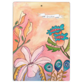 Unieke artistieke kunst schilderend fantasy op maa klembord (Achterkant)